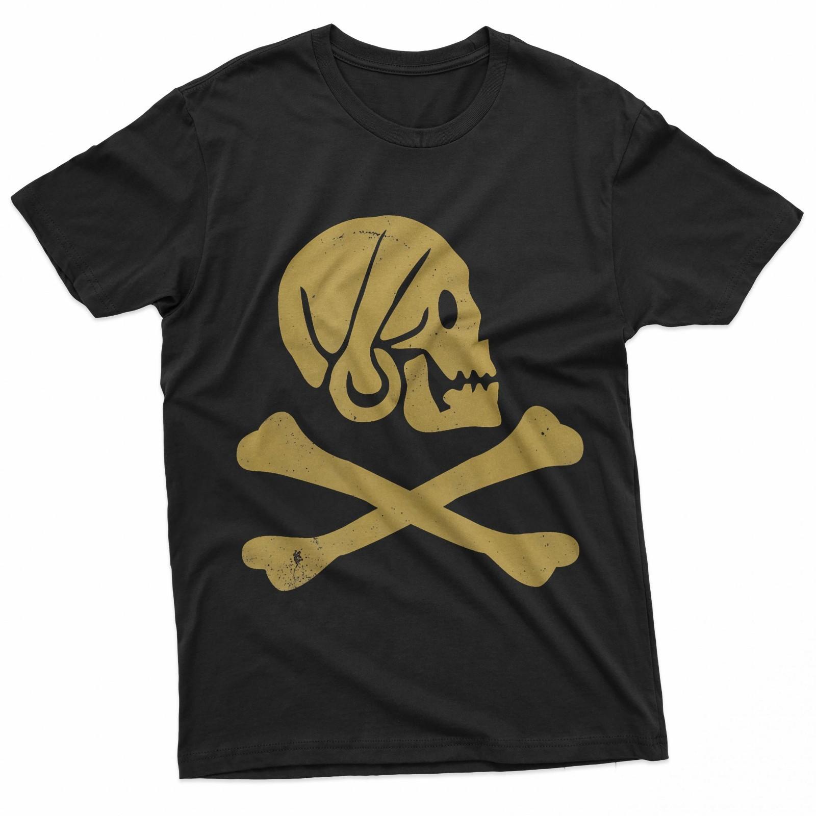 Halloween Pirate Skull And Crossbones T-Shirt S