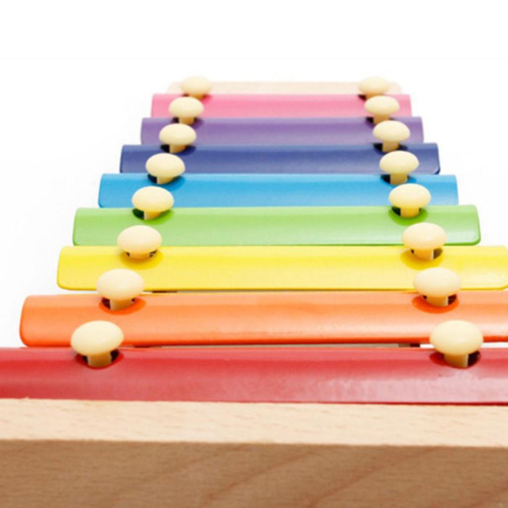 Wooden Percussion Instrument Toy Educational Early Learning Preschool Musical Toy for Toddler Boys