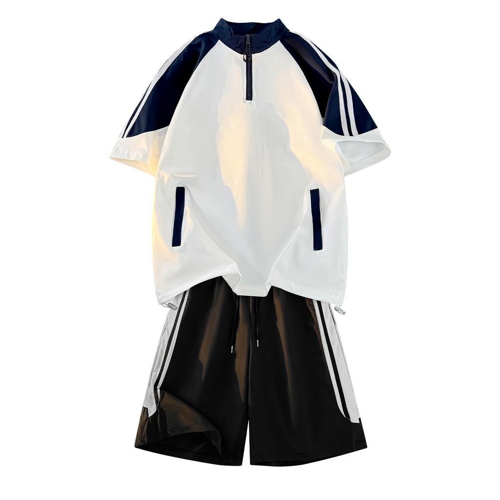 T-shirt Men's Shorts Men's Two-piece Sports Suit Men's Casual Pants Men's Loose Casual Shorts Suit