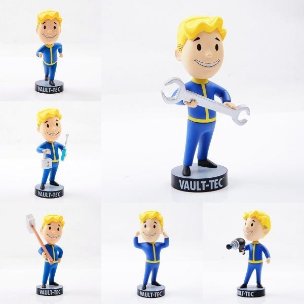 Fallout Radiation 4 Vault Boy Action Figure Collection 15cm Pvc Static Display Cartoon Anime Style