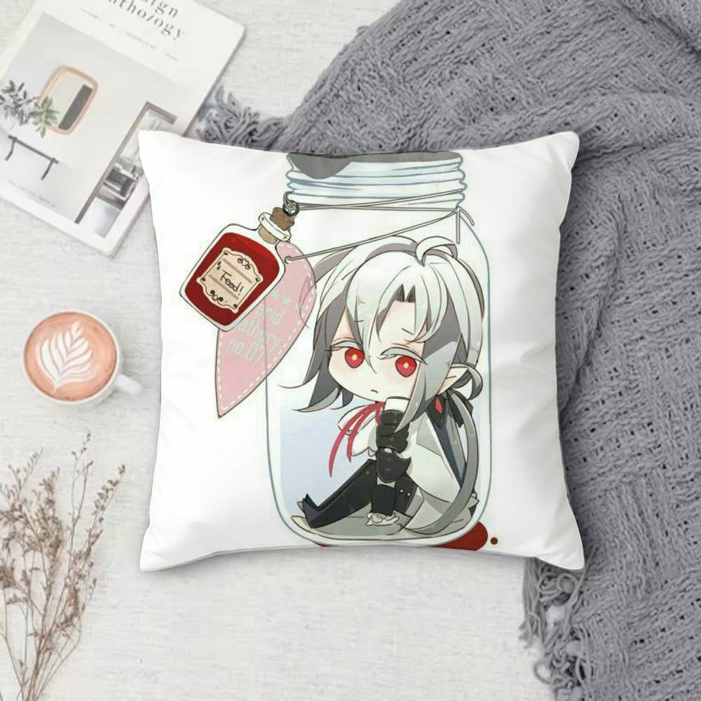 Seraph of the End Doublesided Printed Square Pillow Cover Decorative Cushion Cover for Sofa Bedroom Bedside