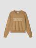 Aenhacheu Heartlogo Round Knit Mustard