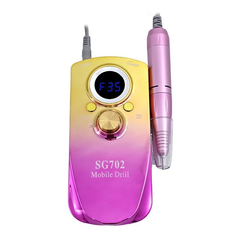 

SG702 Portable Rechargeable 35,000 RPM Nail Drill & Remover