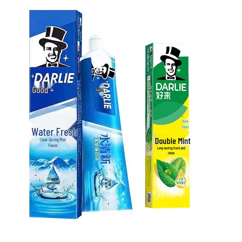 Darlie Fresh Mint & Double Mint Toothpaste Set