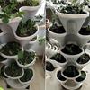 Stackable Plant Pot Creative Petal Design Multi Layers Plant Container Garden Tools
