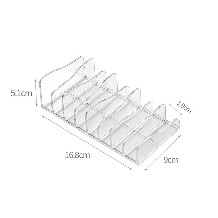 DVD/CD Organizer,Eyeshadow Palette Storage Tray Cosmetics Rack Makeup Tools Compartment Holder Sunglasses  Storage Shelf