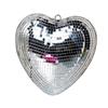 Funkelnde Glasherz-Dekoration Handgefertigtes Liebesherz Glas-Hängeornament Für Schlafzimmer Wohnzimmer Valentinstagsgeschenk