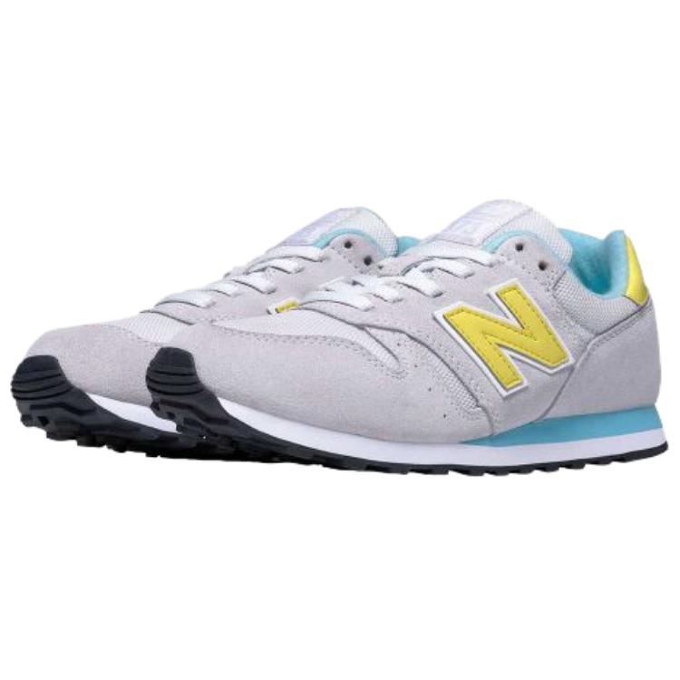New Balance NB 373 Comfortable Versatile Durable Breathable Low-Top Lifestyle Casual Shoes Women sneaker Gray White WL373GPG