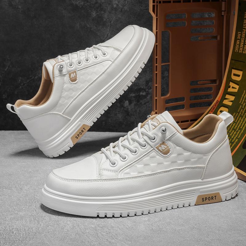 Spring Summer Men's Thick Bottom Sports Shoes Versatile Dad Shoes Middle School Students Can Wear Breathable Casual Sneakers