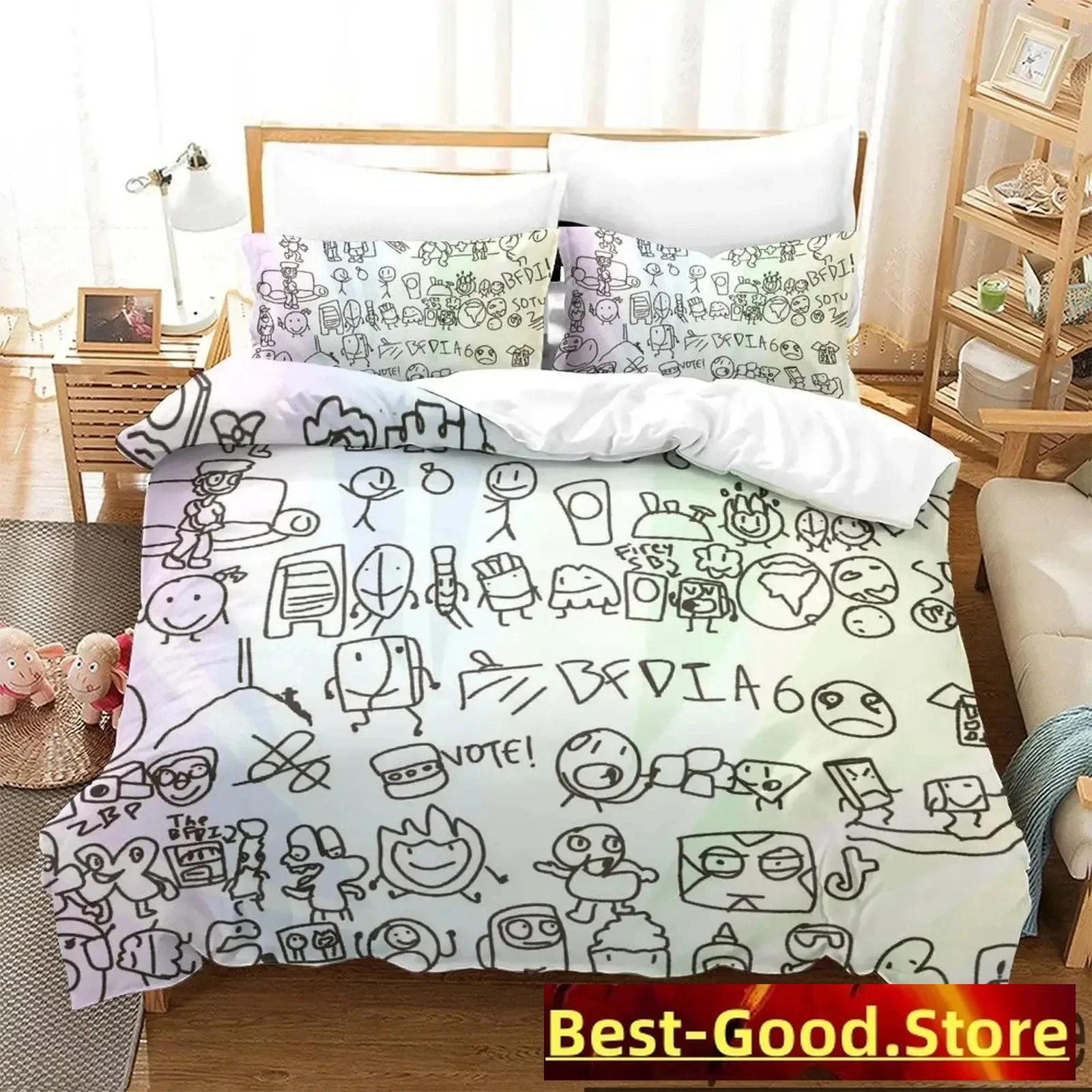 

3D Print Cartoon Jacknjellify Printed Bed Set Duvet Cover Pillowcase Bedding Set Linen Sheet Quilt Cover Full Queen King Size 70x133cm 2pcs