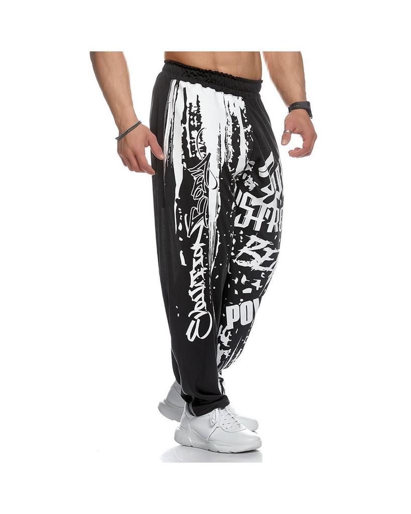 Muscle Fitness Men's Quick-Dry Printed Training Pants – Autumn/Winter Collection