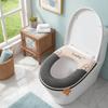 Soft Toilet Seat Cushion Zipper Design Washable Toilet Cushion Cute Closestool Mat  Daily Use