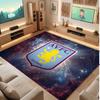 Aston Villa Voetbal Print Kristal Fluweel Tapijt, Comfortabel Waterabsorberend Antislip Binnen Vloerkleed