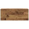 Bathroom Wall Cabinet Reclaimed Wood Look 100x25x40 cm Engineered Wood
