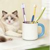 2pcs 360 Degree Cleaning Dog Toothbrush Micro Head Bite Resistant Teeth Cleaning Brush Soft Hair Bristles Pet Dental Care Kit