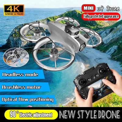 2026 Naujas Z4 Mini Dronas 4K HD Kamera Oro Fotografija Bešepetėlis Variklis Optinio Srauto Padėties Nustatymas Didelis Ekranas RC Kvadrokopteris Žaislai Dovana