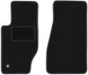 Black Front Floor Mats For: Jeep Grand Cherokee III WK Off-road (2005-2010)