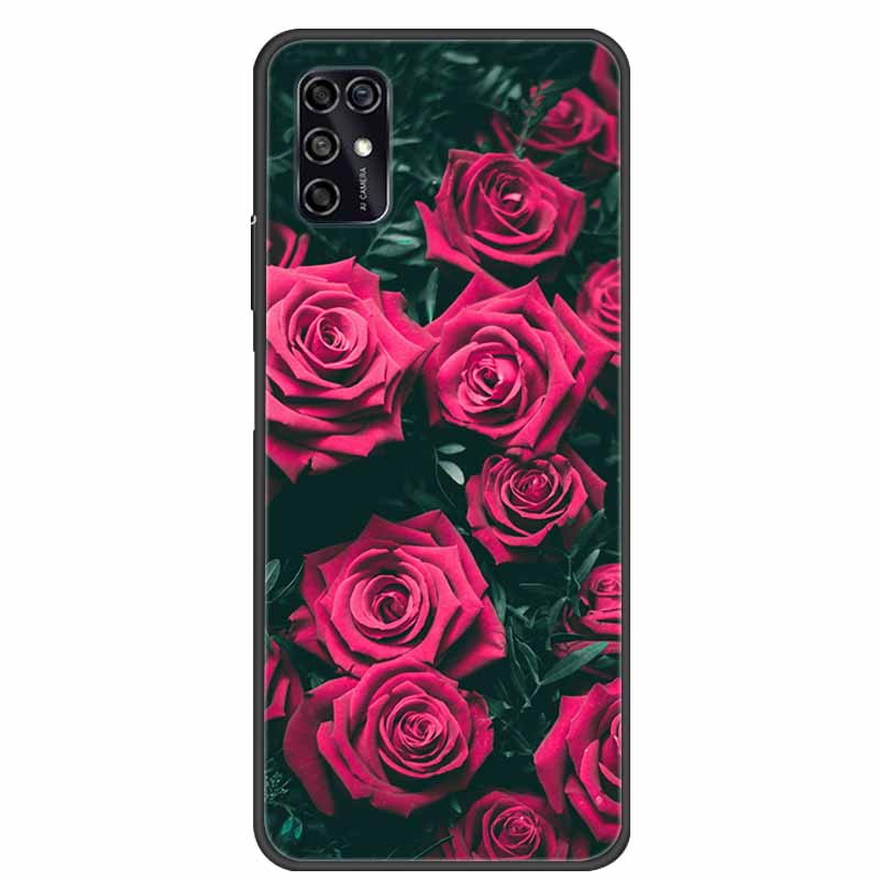 For ZTE Blade V2020 Smart Case Black Bumper Silicon TPU Soft Phone Cover Case For ZTE Blade V20 Smart 8010 Funda Cartoon Coque