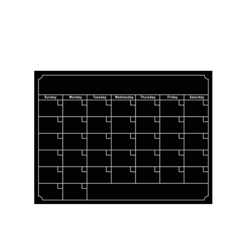 40*30cm Schwarz/Weiß Wasserdicht Zeichen Magnettafel Kühler Kühlschrankmagnet Notizblock