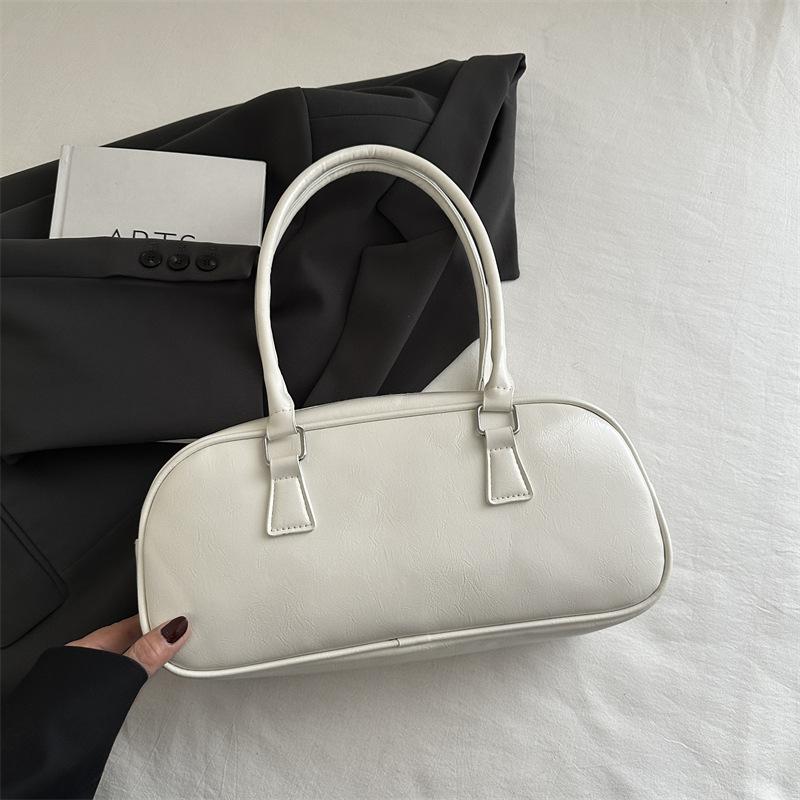 

Сумка большой вместимости Premium sense для женщин 2025 года, новая весенне-летняя универсальная сумка через плечо, модная портативная сумка Boston