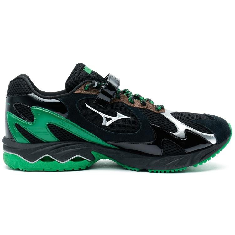 Mizuno x Randomevent Wave Rider 1 'Black Green Silver' Men's D1GH224201