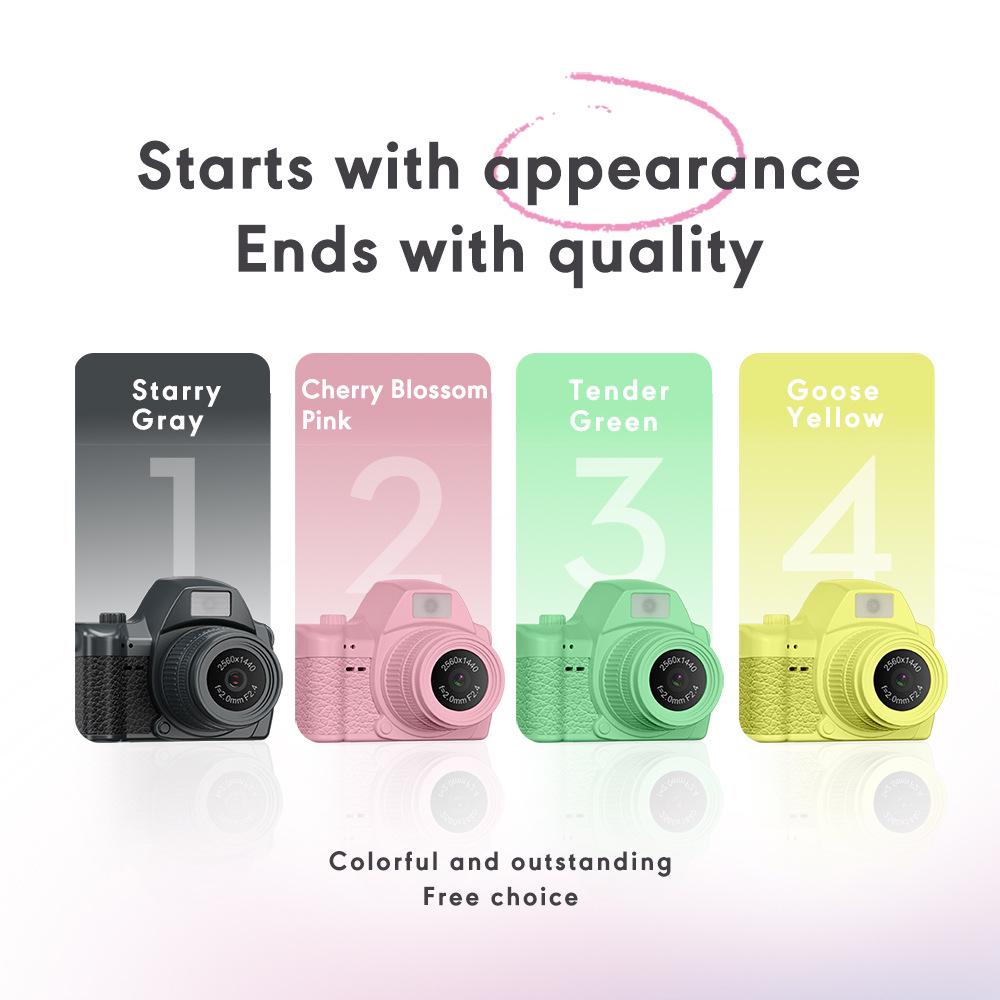 2K HD Mini Kids Digital Camera with Retro Filter