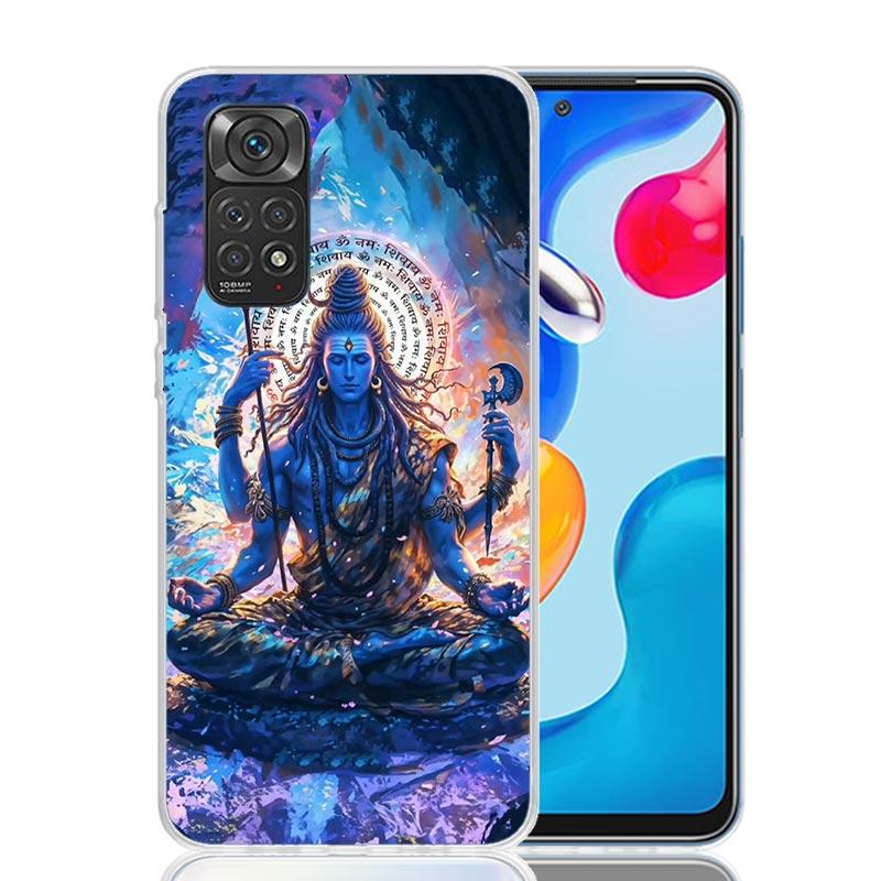 Lord Shiva Hindu God Buddha India Phone Case For Xiaomi Redmi Note 15 14 13 12S 12 Pro Plus 11S 11E 11 11T 10S 10 Art Soft Patte