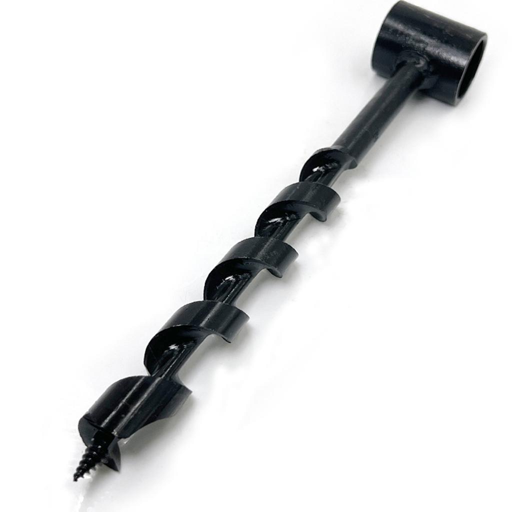Hand Wood Punch Manual Auger Drill Bush-Craft Carbon Steel Portable Survival Bit