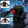 Popular Mechanical Style Robot Series Building Block set, Desktop Ornament for Collection, Multi-Shape Robot Figurine Decoration