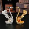 6Pcs with Swan Shaped Base Swan Fruit Spoon Elegant Dessert Spoon Coffee Spoon  Kitchen
