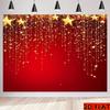 2D Golden Star Glitter Background for Birthday & Wedding Photoshoot