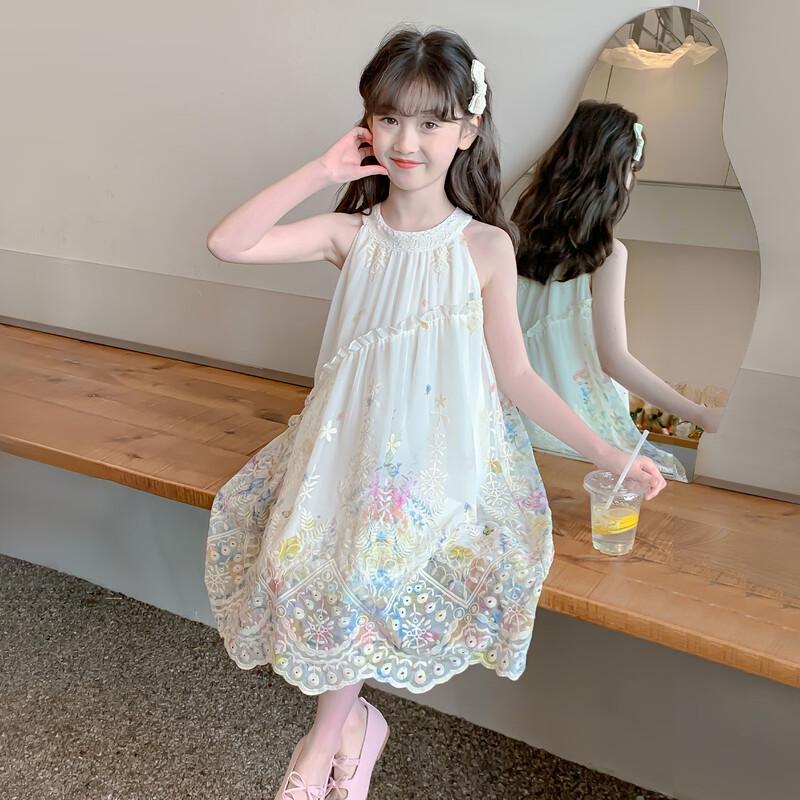 Girls' Summer Princess Beach Dress