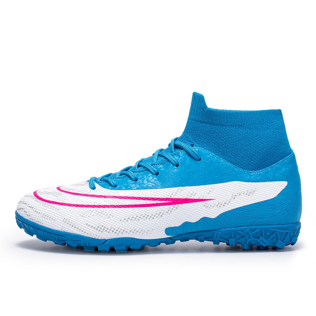 Large Size High-Top Football Shoes, Youth New Grass Actual Combat Non-Slip And Wear-Resistant Competition Training Football Shoes