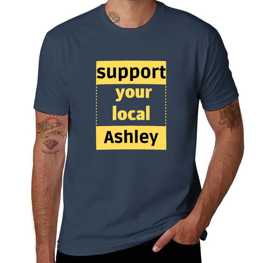 Funny Support Ashley Tshirt Breathable Gym Short Sleeve Tshirt