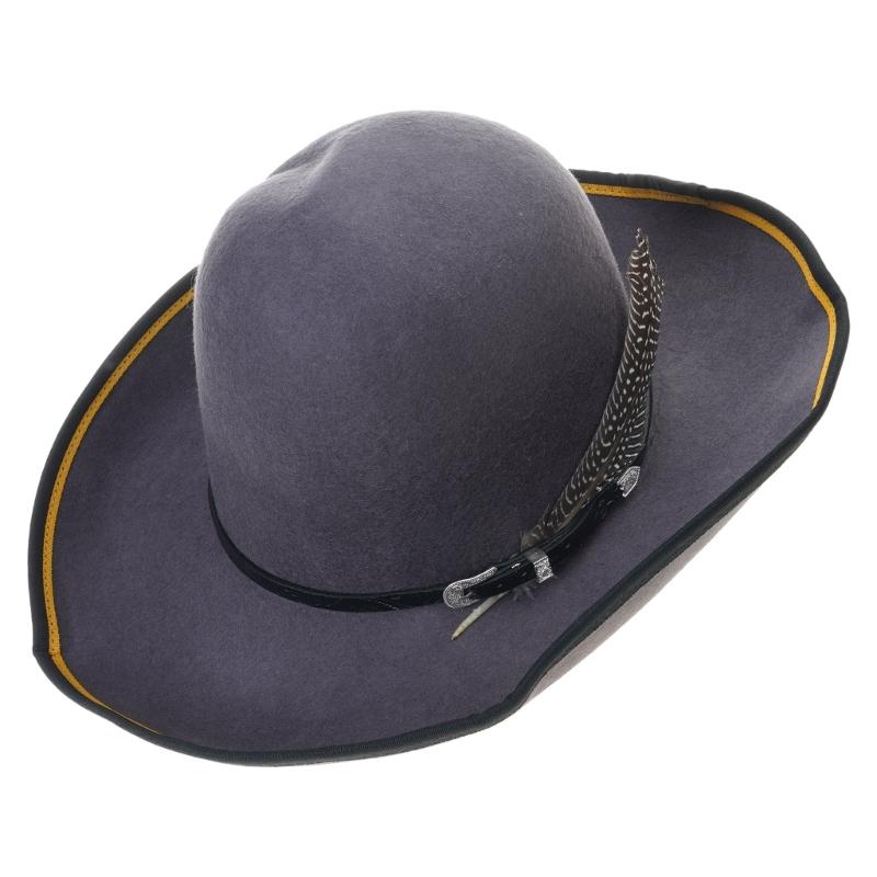 

Breathable Soft Wool Cowboy Hats Comfortable Wear Friendly Hat Costume Accessory for Men Women and Kids 1