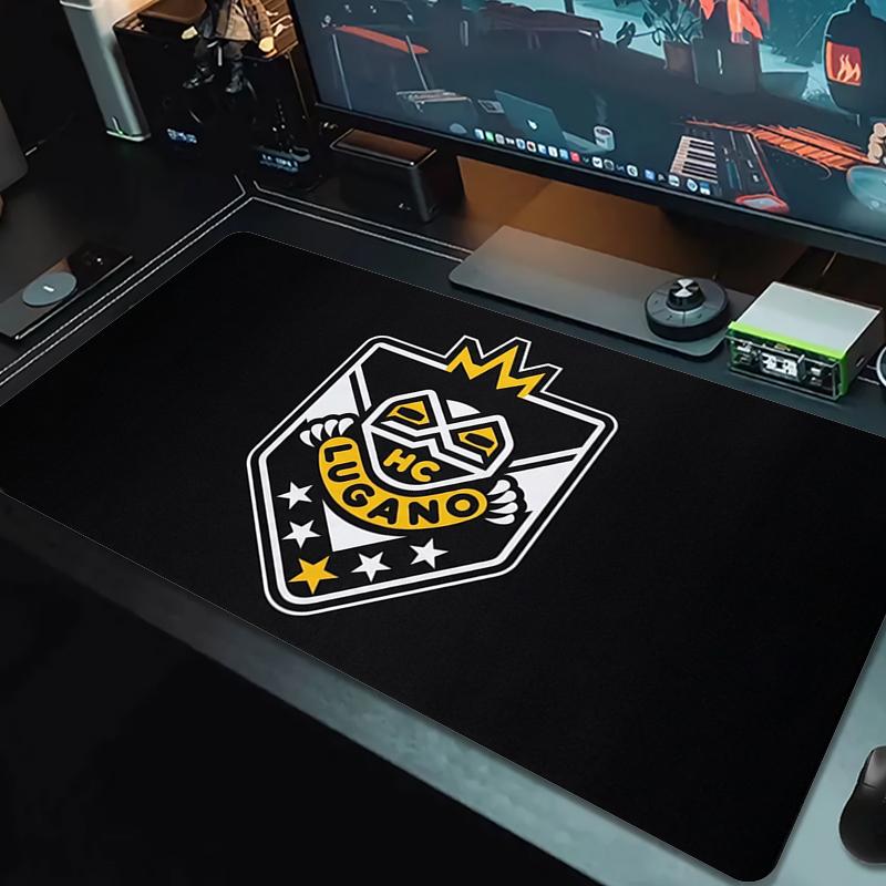 Lugano Fc Mouse Pad Large Gaming Table Cushion Nonslip Laptop Tablet Big Mousepad Xxl Mat Mini Pc Playmat With Lock Edge