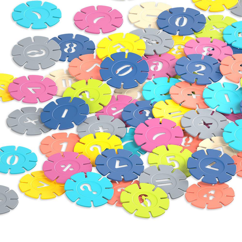 6676 Digital Snowflake Mosaic Building Block Children'S Educational Assembly Diy Intellectual Toy