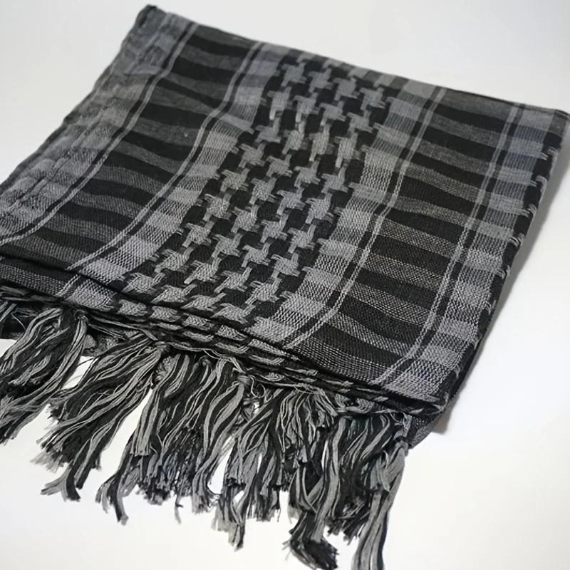 Nowy Militarny Taktyczny Pustynny Hidżab Szalik Muzułmańska Chusta na Głowę Islam Arabski Keffiyeh Chusta na Głowę Szyję Zawijana dla Mężczyzn i Kobiet