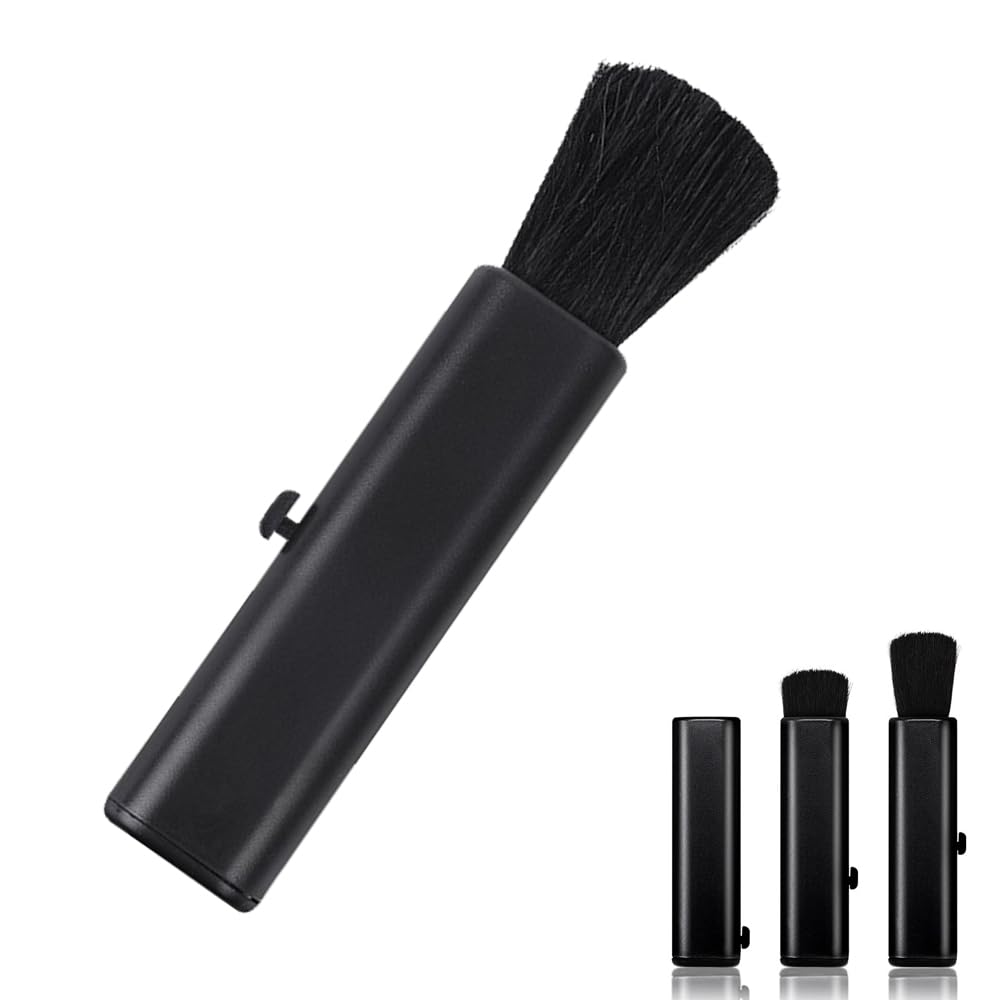 

Samcos Anti-Static Keyboard Brush, Anti-Static, Soft Bristle, Dust Removal, Compact, Cleaning, Flexible Brush Head with Extendable Design, for PCs,