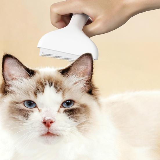 Pet Loose Hair Remover Soft Gentle Cat Grooming Brush Double-sided Loose Hair Catcher Lint Remover for Furniture Clothes Sofa Carpet