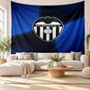 Valencia FC Wall Tapestry, Soft Fabric Wall Hanging, Decorative Backdrop For Bedroom Home Wall Art
