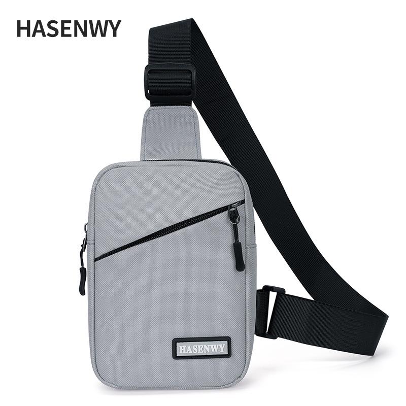 Geantă simplă de umăr crossbody pentru bărbați, pentru exterior - Geantă portabilă de piept cu un singur umăr