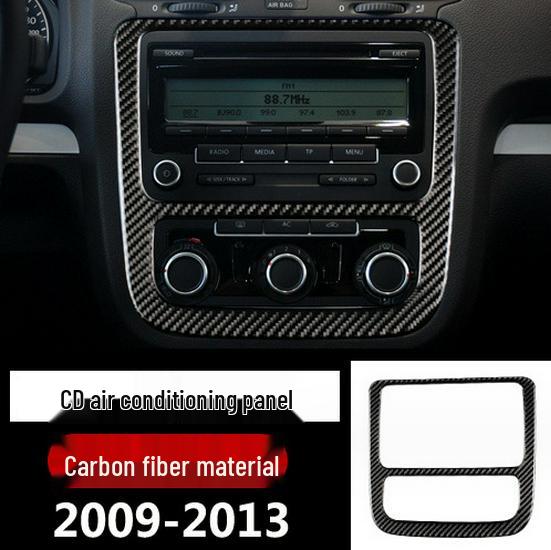 Carbon Fiber Air Vent Panel Sticker for 11-14 Volkswagen Scirocco