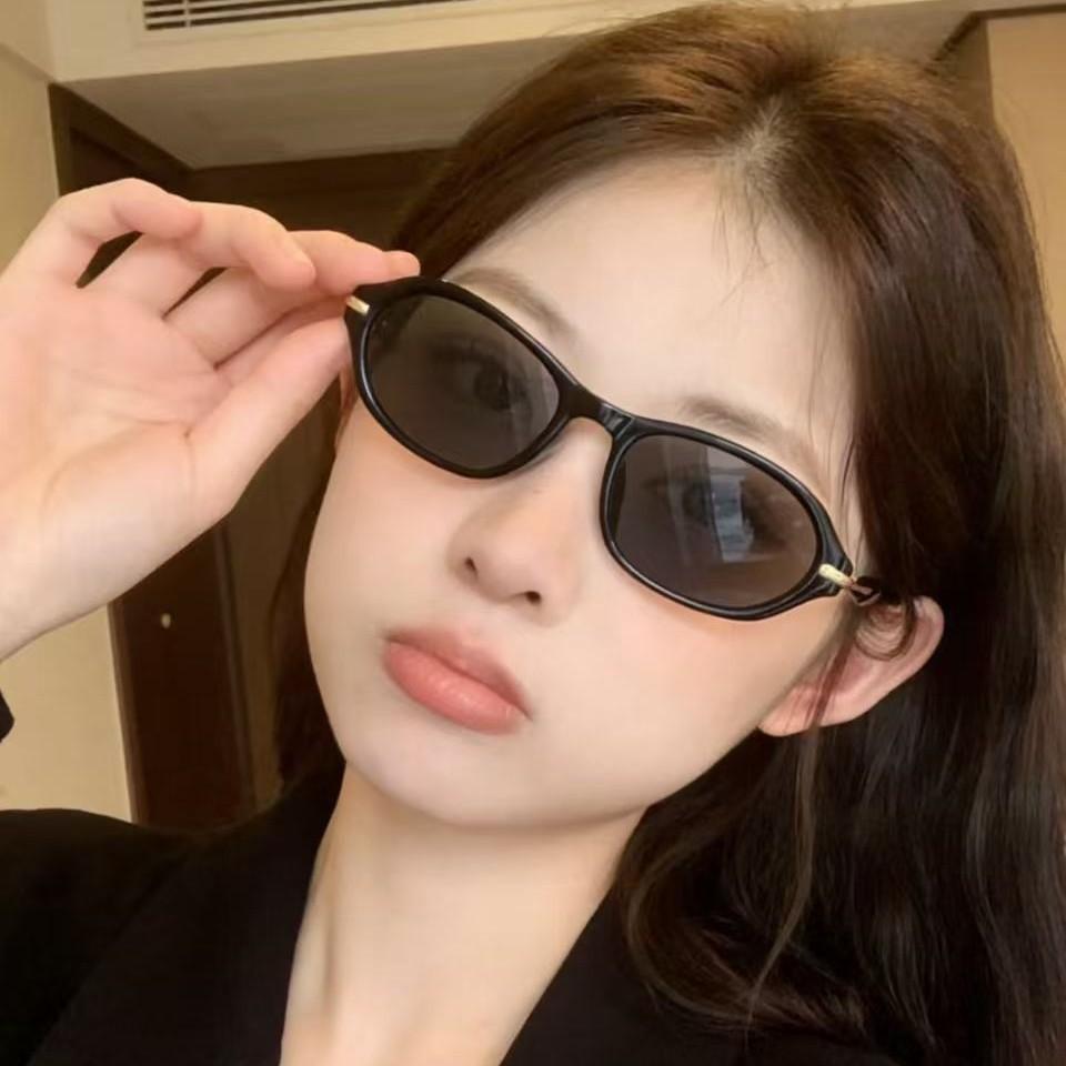Tainai sunglasses women's high-end sense retro old money style casual can be equipped with degrees driving sunglasses men