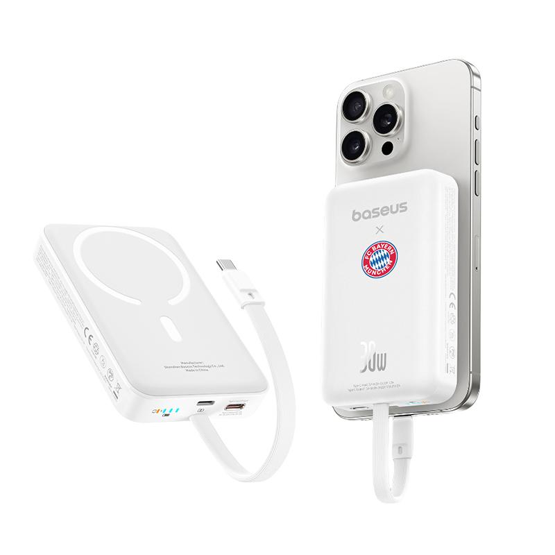 Baseus X Bayern 20W 30W 10000mAh Powerbank Přenosná baterie Chytrý digitální displej pro iPhone Xiaomi Poco Samsung