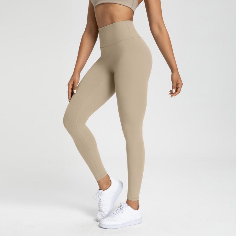 High-Waisted Seamless Yoga Pants Girls - Nylon Spandex Stretch Leggings Breathable Sport Trousers Running Gym Dance