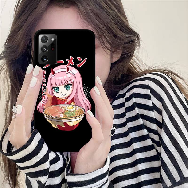 Zero Two Darling In the FranXX Anime Phone Case for Samsung Note 20 Ultra 10 Pro Lite Plus 9 8 5 4 3 M 30s 11 51 31 31s 20 A7