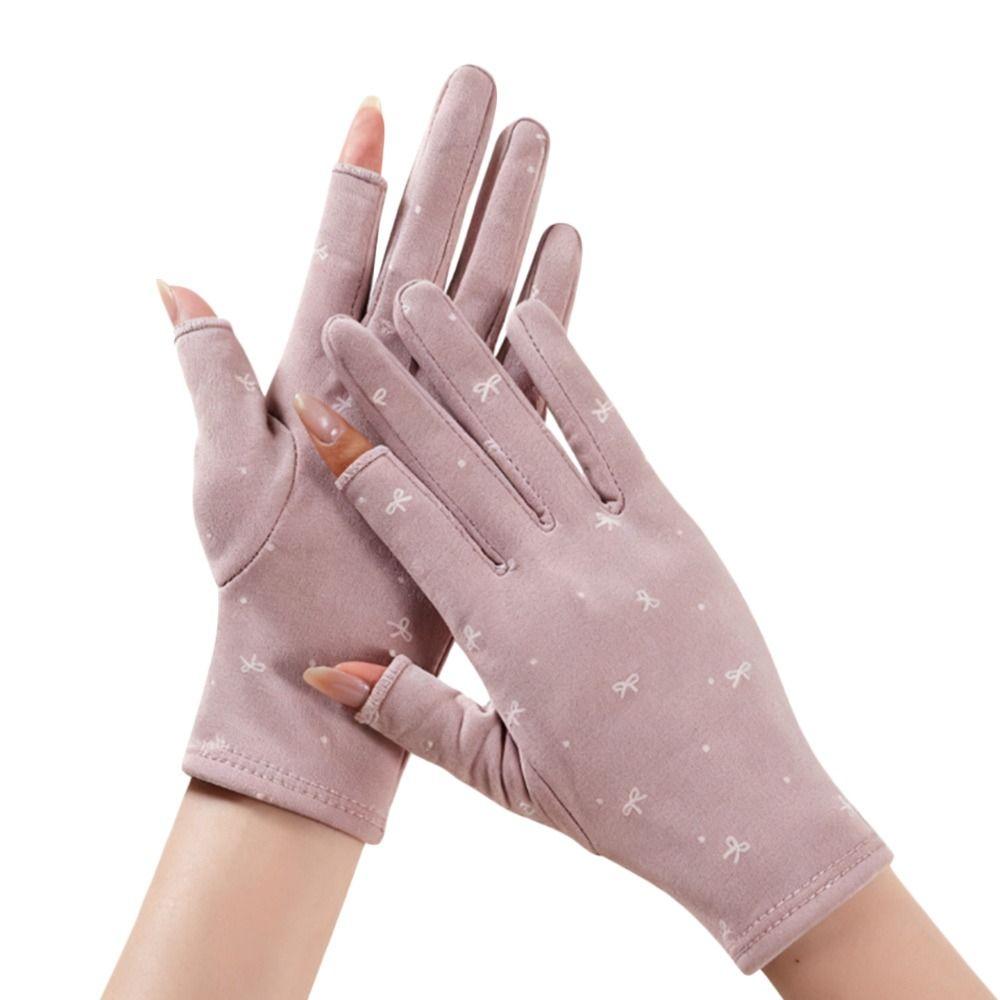 Warme Damen Winterhandschuhe Futter Fleece Fahrhandschuhe Mode Samt Fäustlinge Outdoor