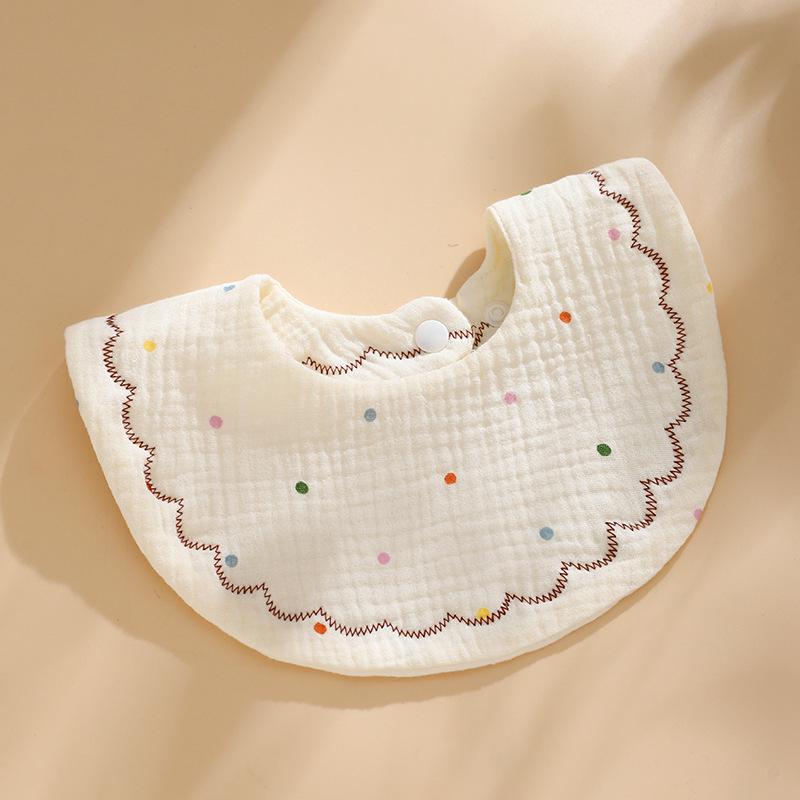 

Детский нагрудник из чистого хлопка: Шестислойная мягкая марля, симпатичная и удобная для младенцев