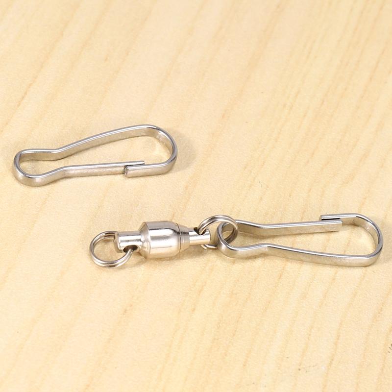 Set 8 Cârlige Duble Rotative cu Clip pentru Spirale de Vânt, Manșoane de Vânt, Hrănitoare pentru Păsări, Clopoței de Vânt, Spirale de Cristal pentru Petrecere